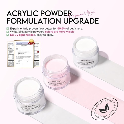 Profi Anfänger Acryl Nagel Set: Komplettset mit Nagelbohrer & Lampe - Bild 5 von 11