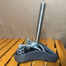 Justek Saddle Gray Soft Bike Seat Large Scratches Used Comfortable Cushion