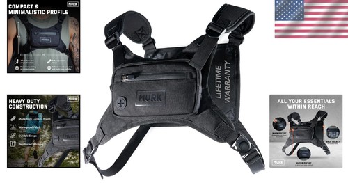 Unisex Water-Resistant Running Pack with Neoprene Comfort - One Size Fits All - Picture 2 of 10