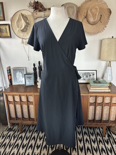 Kosan Travel Wrap Dress Convertible Adjustable Packable Size L Black - Picture 2 of 8