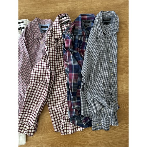 9 Banana Republic Men Sz S Camden Fit Non Iron Plaid Button Up Long Sleeve Shirt - Picture 4 of 22