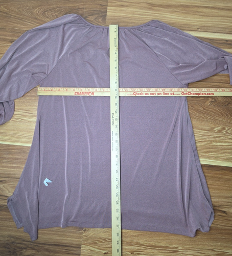 Y2k Romantic Witch Top One World Blouse Size Large Boho Fairy Dusty Rose Pink - Picture 9 of 9
