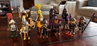 Vintage Playmobil Mounted Knights With Squires (#'s 3669/3024/3265)