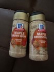McCormick Finishing Sugar Holiday Lot 2 Maple Brown Sugar- NEW limited Edition!!