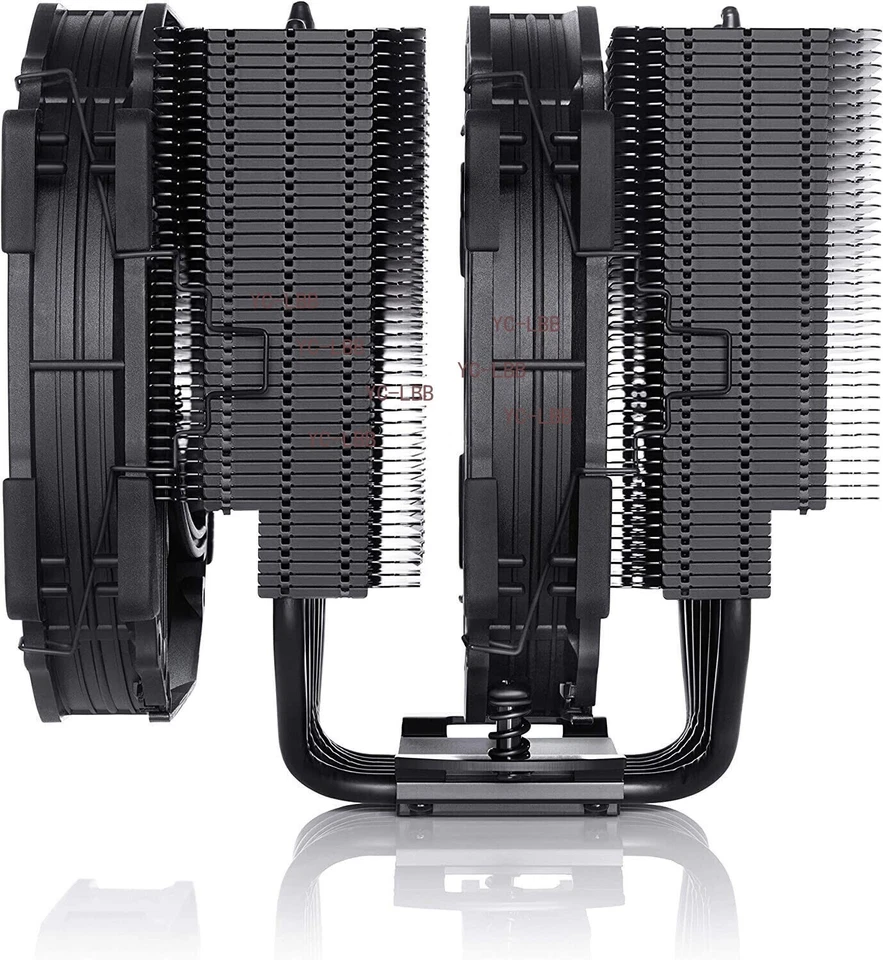 Noctua NH-D15 chromax.Black, Dual-Tower CPU Cooler (140mm, Black) - Image 3 of 4