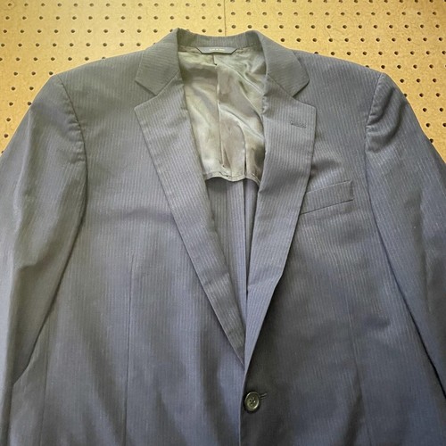 Brooks Brothers Fitzgerald BrooksCool 2pc Suit Mini Stripe Blue 42/XL Men MINT - Picture 3 of 15