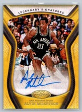 2020-21 Panini Certified #LS-ARB Alvin Robertson Legendary Signatures Gold #/10
