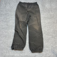 Obermeyer Snow Pants Mens Medium Black Elastic Waist Lined Ski Snowboard
