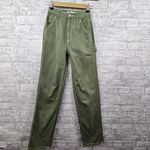 Pacsun Womens Size 23 GREEN 90's BF Carpenter Jeans