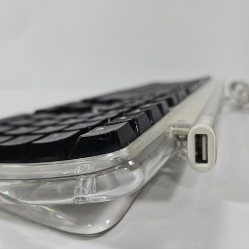Vintage Apple PRO Keyboard Computer iMac Macintosh M7803 Tan/Clear/Black Keys - Picture 5 of 10