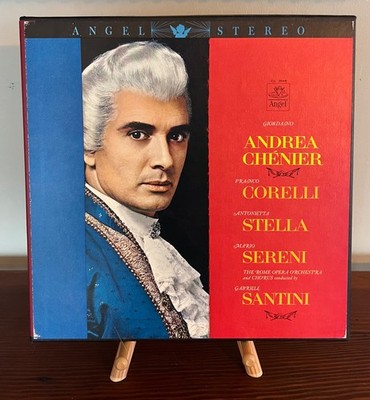 Giordano Andrea Chenier Rome Opera Santini 3Lp Box Set 3645 CL Stereo NMC