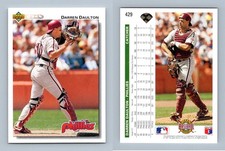 Darren Daulton - Phillies #429 Baseball 1992 Upper Deck Trading Card