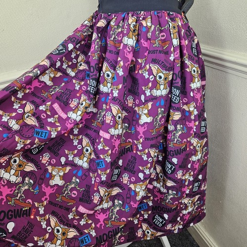 Unique Vintage Gremlins Purple Swing Skirt XL UK 18 BNWT - Picture 6 of 13