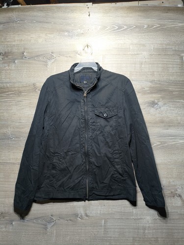 CONVERSE One Star Jacke Field Military Style Herren schwarz Gr. M 100% Baumwolle Reißverschluss - Bild 1 von 12