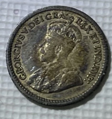 1914 Canada 5 Cents Silver — photo from the most recent tracked eBay sale