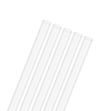 5Pcs 500mm Clear Rigid Plastic Pipe, 7x8mm High Impact Polycarbonate Tubing