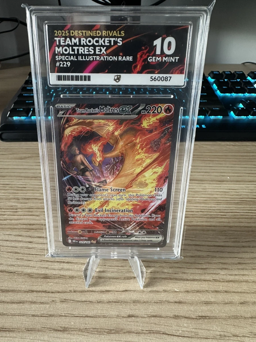 Preços baixos em Cartões TCG Rocket's Moltres ex Pokémon | eBay