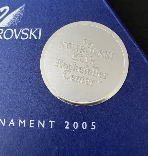 Cristal Swarovski Anual 680502 Copo de Nieve Adorno de Navidad 2005 Rockefeller - Imagen 16 de 17