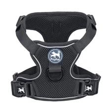 Reflective Soft Breathable Mesh Dog Harness No Choke Double Padded Vest Adjus...
