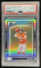 2024 Panini Donruss Optic Bo Nix Holo Rated Rookie #209 Broncos PSA 6