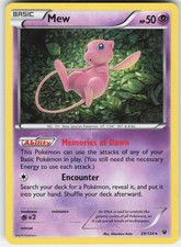 Mew Holo Rare XY - Fates Collide 29/124 LP-NM