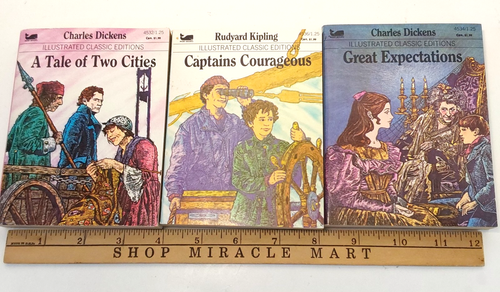 Vintage Moby Illustrated Classic Mini Books Lot of 7-Dickens,Dumas,Twain,Kipling - Bild 11 von 17
