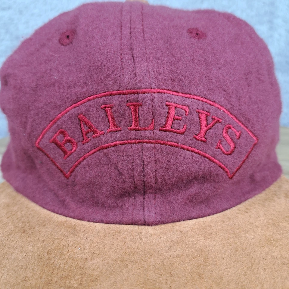 Винтажная ирландская кремовая кепка Baileys с ремешком на спине из рекса с замшевыми полями оригинальная мужская - Изображение 2 из 4