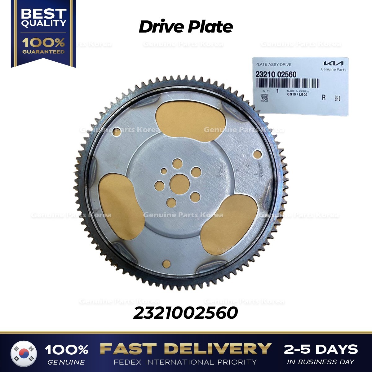 カイ ⭐Genuine⭐ Drive Plate 2321002560 for Hyundai Atoz | eBay