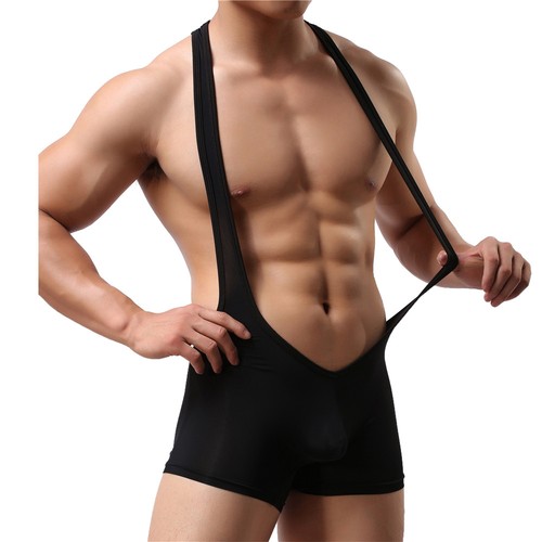 Para hombres Bodys Lucha Singlet Monos Una Pieza Ropa Interior Leotardo Pijamas - Imagen 22 de 46