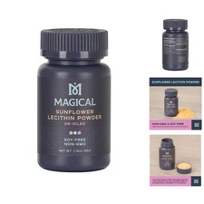 Sunflower Lecithin Powder 1.76 oz - , Non-GMO Baking Essential for Stability