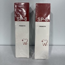 2 pack SP-8 Probiotic Fresh Breath Whitening Stain Reduction Toothpaste exp 1/28