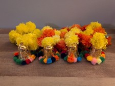 Feet Door Toran Bandhanwar Set of 4 Artificial Marigold Flowers Garland...