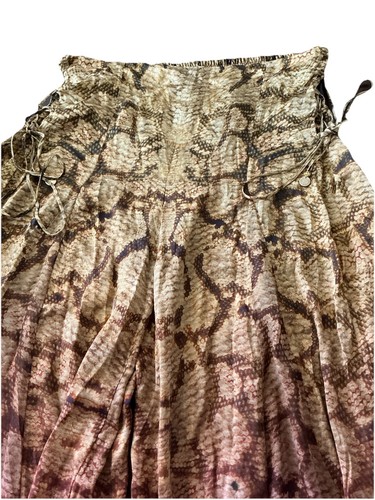 Camilla Coastal Treasure Lace Up Sides Flare Pants 100% Silk Size XL *Mark Leg - Bild 5 von 19