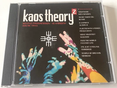 Various – Kaos Theory 2 CD Album 1992 Second Progression 16 Hardest House Trax - Image 1 of 2