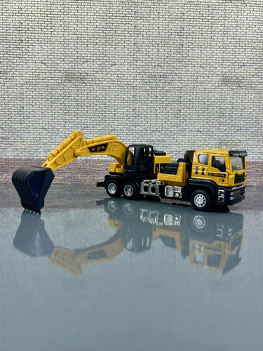 Set of 4 Construction Engineering Vehicles Toy Trucks Bundle with Moving Parts - Picture 5 of 10
