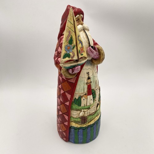 Jim Shore 12” Santa Heartwood Creek 2003 A Ship Sails In Bearing Gifts B112239 - Picture 2 of 15