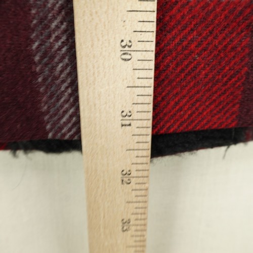 Vintage Pendleton Jacket Large Red Wool Quilted Fur Trim Cruiser Mackinaw 50s - Picture 7 of 9