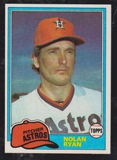 1981 TOPPS BASEBALL #240 NOLAN RYAN NMMT **** FREE SHIPPING ****