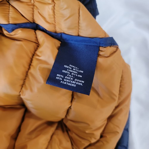 Solaris Mens Puffer Vest Size XL Natural Down Blue Gorpcore Outdoor Hiking - Picture 6 of 7