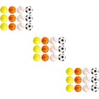 36 Pcs  Sports Balls Football Basketball Baseball Tennis Ball For Kids Football