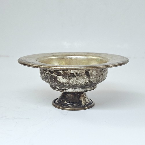 Old Tibetian Silver Budha Offering Bowl - Picture 3 of 19