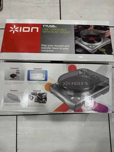 Tocadiscos USB Ion TTUSBxl - CONVERTIR DISCOS DE VINILO A DIGITAL - Nuevo en Caja Abierta - Imagen 6 de 8