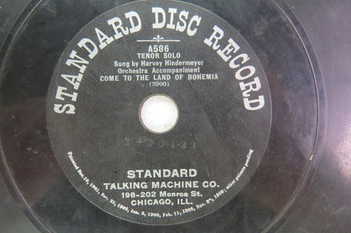 Harvey Hindermeyer - STANDARD DISC RECORD A586 - Take Me Out To The Ball Game - Picture 4 of 5