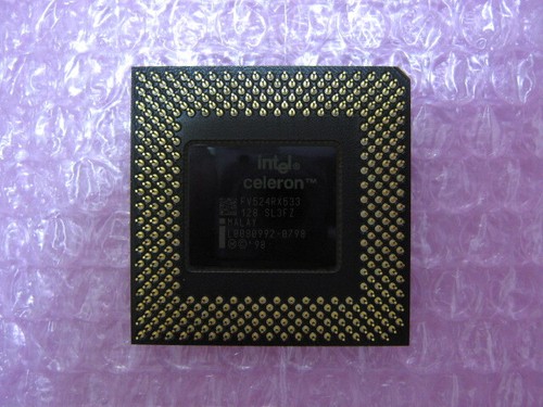 INTEL Celeron 533 MHz Socket370 Mendocino Used Normal - Picture 3 of 3