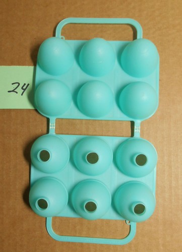 Jello Easter Blue Smooth 6 Egg Molds Jiggler G24 - Picture 3 of 4