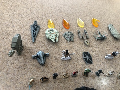 Lote de 27 figuras de flota de acción Star Wars Micro Machines - Imagen 2 de 4