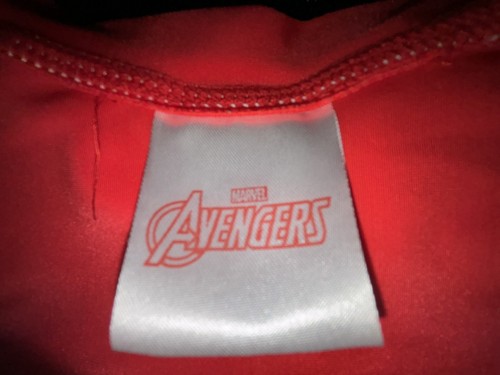 NWOT Marvel Avengers Boys Size 7 Red Short Sleeve Graphic Tee-Shirt - Picture 5 of 5