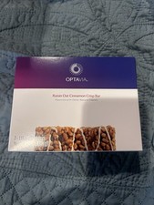 Optavia Raisin Oat Cinnamon Crisp Bars 7 Servings New In Sealed Box Exp 12/2025