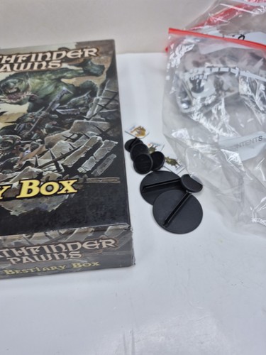 Pathfinder Pawns Bestiary Box INCOMPLETE 240 & Total Monsters & 7 Bases - Picture 3 of 8
