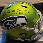 Walter Jones Signed Seattle Seahawks Speed Replica Helmet w/ "HOF 14"